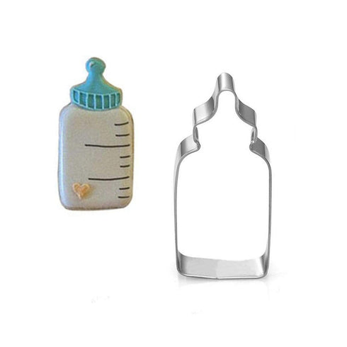 AussieSuperStore Homeware Supplies Stainless Steel Baby Milk Pot Bottle Cake Biscuit Cookie Cutter Baking Mold Tool Stainless Steel Baby Milk Pot Bottle Cake Biscuit Cookie Cutter Mold CBBABYPOTCUTTER